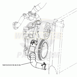 W0009606 - Radiator Outlet Hose (lower)